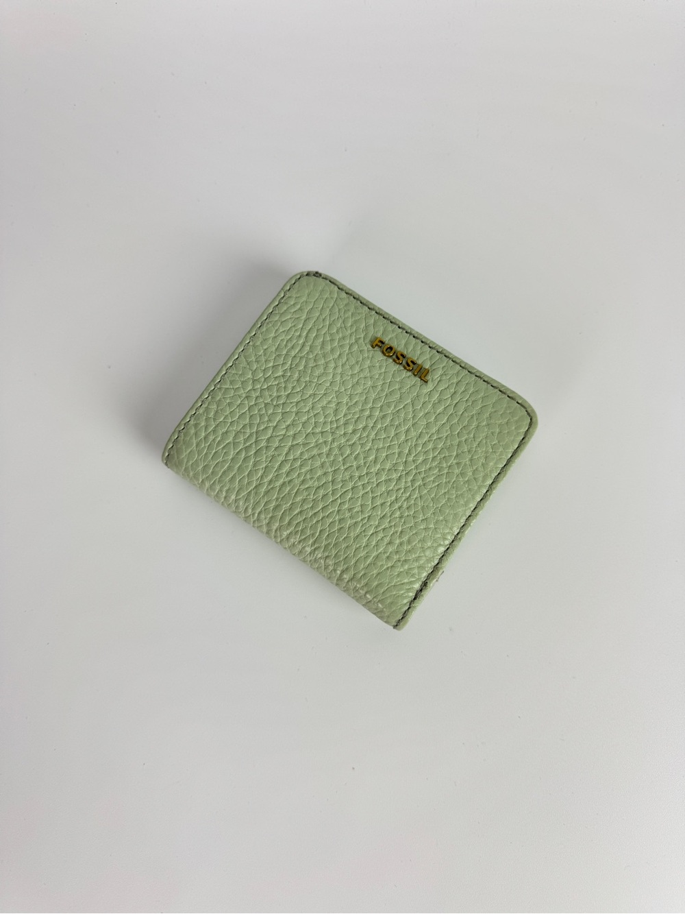 Fossil Pebbled Leather Bifold Card Holder Wallet